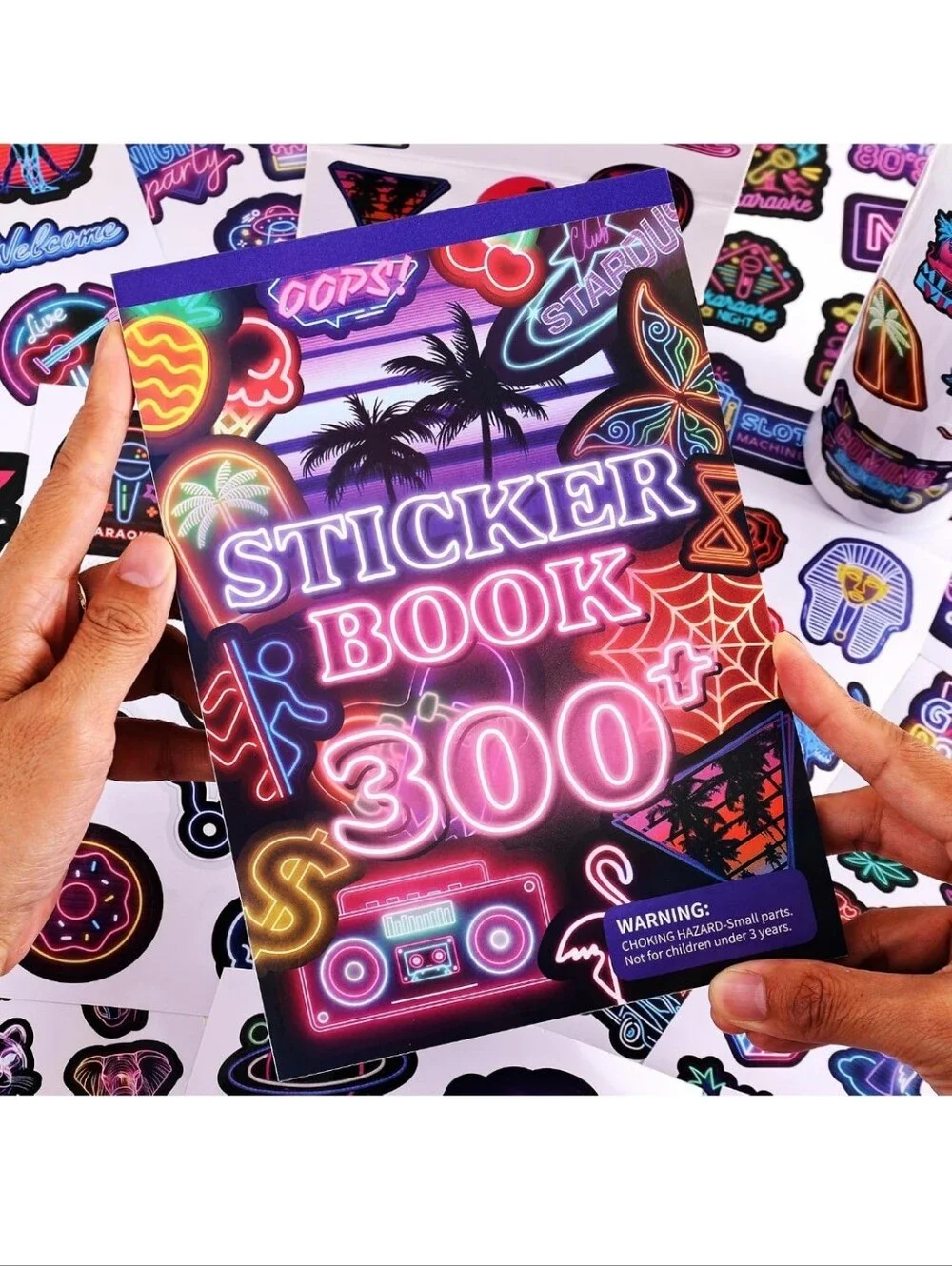 Neon Sticker Pack for Phones - Multicolor Decorative Decals